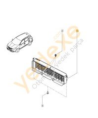 KADJAR 1.6 dci Radyatör Hava Yönlendirici