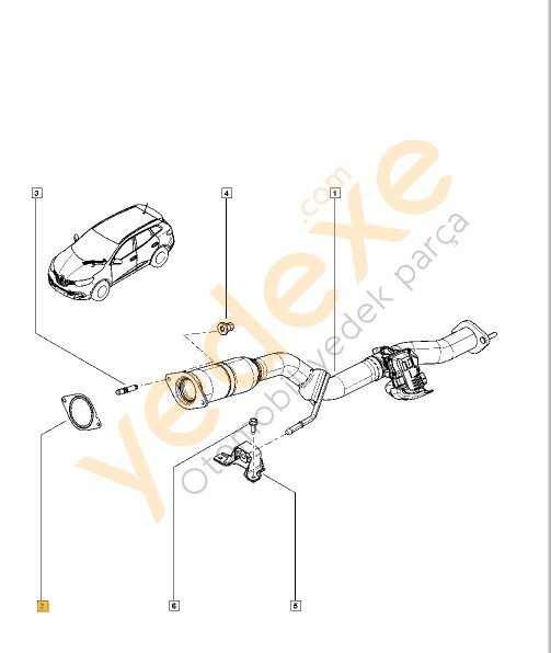 KADJAR TRAFİC III 1.6 Dci R9M Egzoz Manifold Contası