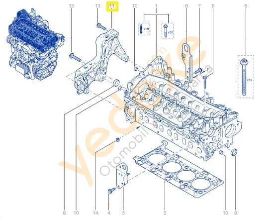 TALİSMAN KADJAR 1.6 Dci R9M Motor Bağlantı Suportu Ayağı