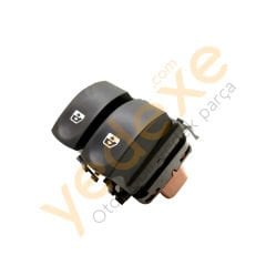 CLİO III SOL CAM AÇMA DÜĞMESİ 8200214945 KAHVERENGİ SOKETLİ