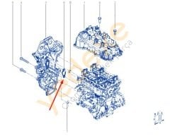 SANDERO YENİ SYMBOL 1.0 B4D Motor Ön Kapak Contası 135654971R