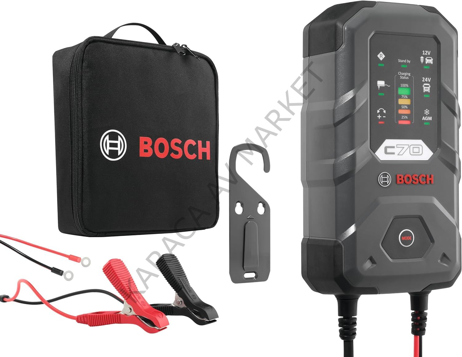 Bosch C70 Akü Şarj Cihazı 12/24V