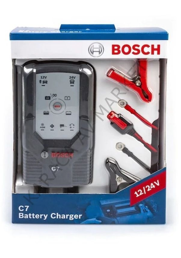 Bosch C7 12v - 24v Akü Şarj Cihazı
