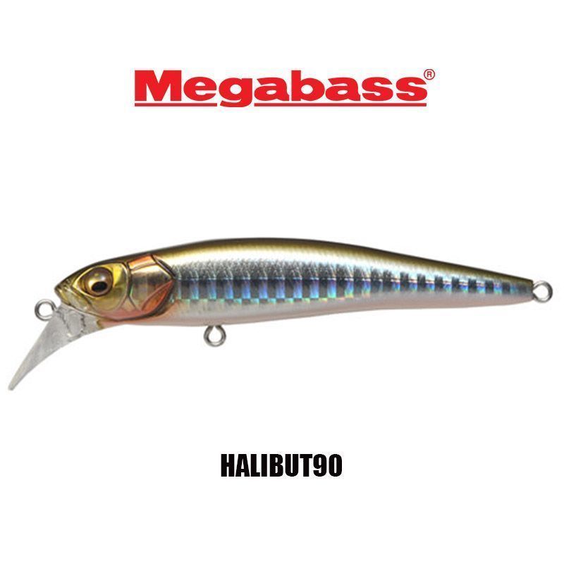 MEGABASS HALIBUT 90 mm 27 gr Sinking 2 (GG HAMA SHIRASU)