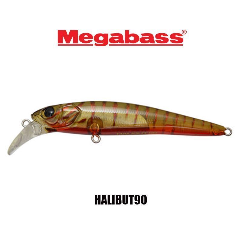 MEGABASS HALIBUT 90 mm 27 gr Sinking 14 (CLEAR KURUMAEMI)