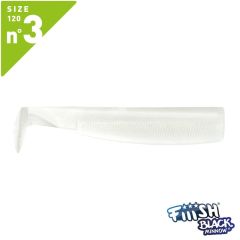 FIIISH BM120/3 BM506 3 LURES BODIES WHITE
