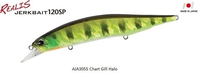 Duo Realis Jerkbait 120SP AJA3055 / Chart Gill Halo