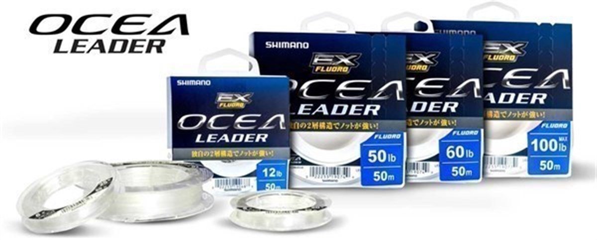 Ocea EX Fluoro Leader 50m 0.577mm 40lb Clear