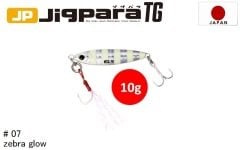 Major Craft Jigpara Tungsten JPTG-10gr #7 Zebra Glow