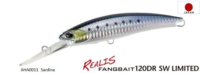 Duo Realis Fang Bait 120DR SW AHA0011 / Sardine