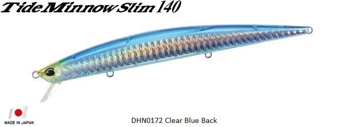 Duo Tide Minnow Slim 140 DHN0172 / Clear Blue Back