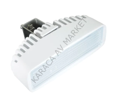 Aqua LED'li Güverte Aydınlatma Lambası Beyaz, 18W, 12&24V DC, Multivolt