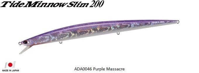 Duo Tide Minnow Slim 200 ADA0046 / Purple Massacre