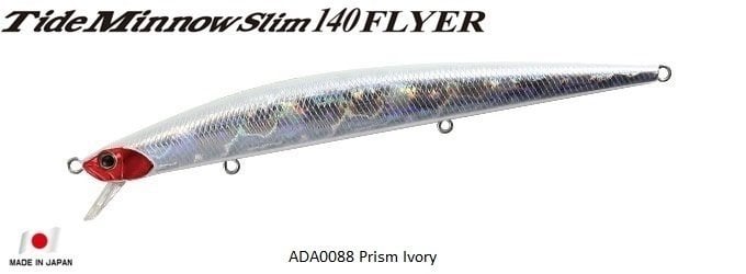 Duo Tide Minnow Slim Flyer 140 ADA0088 / Prism Ivory