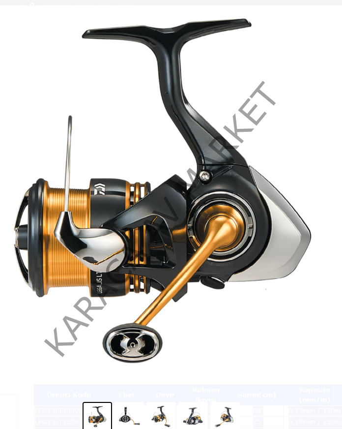 Daiwa Legalis 23 LT 3000 C Makara