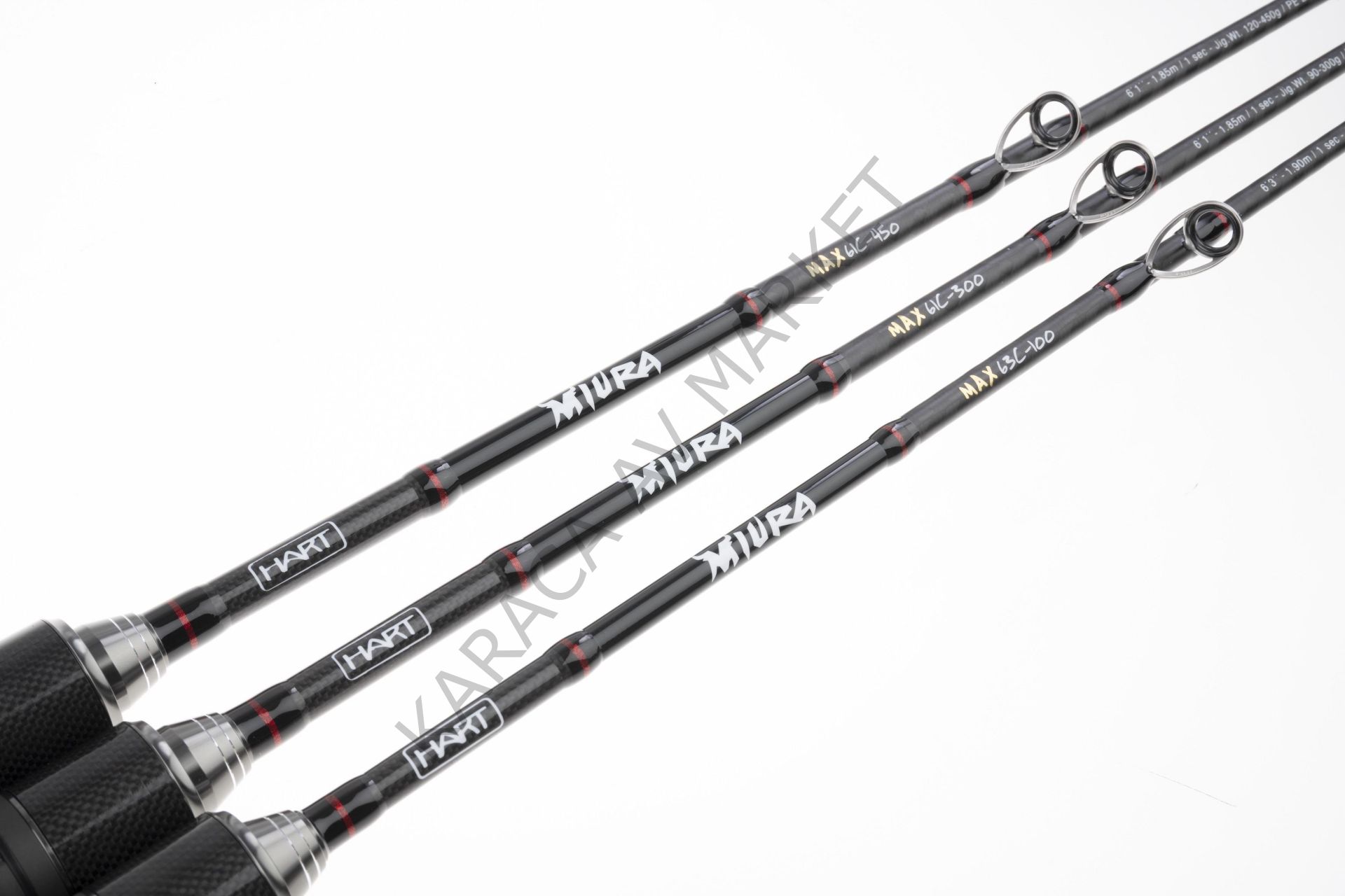 Hart Miura Max B5 185cm Drag Max 40Kg PE2-6 120/450g Slow Jig Kamışı Tetikli