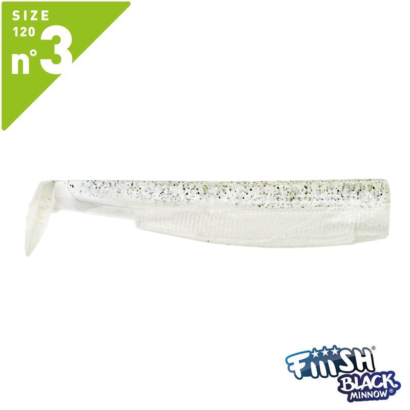 FIIISH BM120/3 BM005 3XCORPS(GÖVDE) BLANC PAILLETE