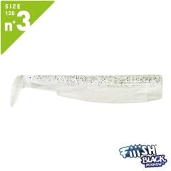 FIIISH BM120/3 BM005 3XCORPS(GÖVDE) BLANC PAILLETE