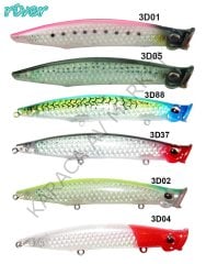 River Pop'n Catch 3D 125 12.5cm 19Gr Popper