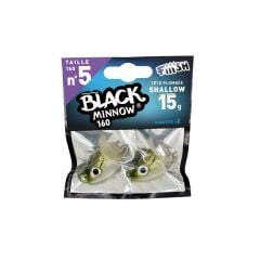 FIIISH BM160/5 BM157 JIG HEAD SHALLOW 15GR KAKI