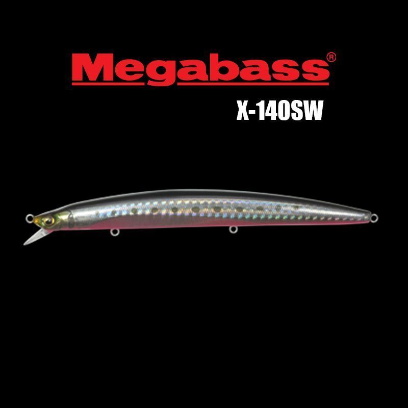Megabass  X-140 SW 19 GG PINK BELLY IWASHI