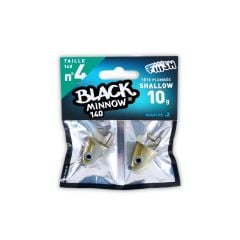 FIIISH BM140/4 BM342 JIG HEAD SHALLOW 10GR KAKI