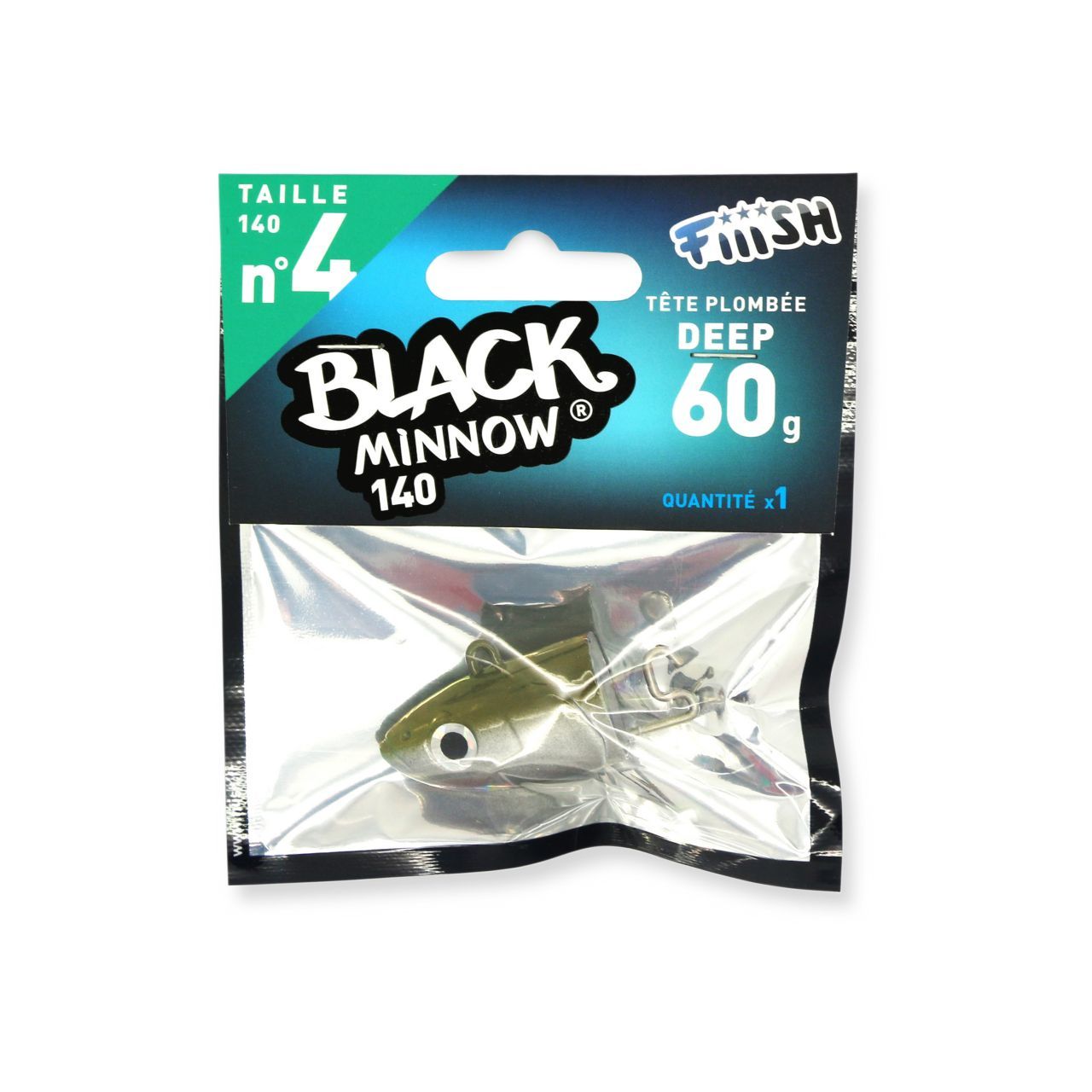FIIISH BM140/4 BM347 JIG HEAD DEEP 60GR KAKI