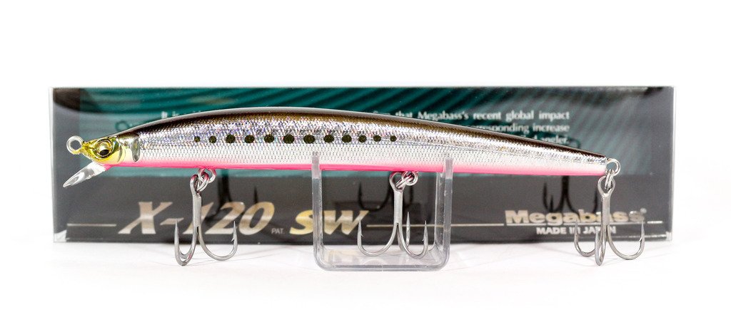 Megabass X-120 SW  HT GG PINK BELLY IWASHİ