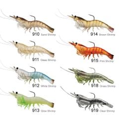 Live Target shrimp 3 '' 7,5 cm 7 gr (Karides)
