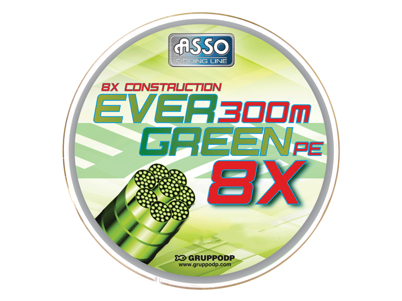 Asso EverGreen Dynema 300M Misina