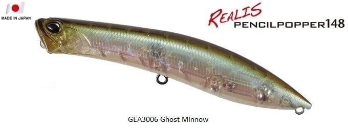 Duo Realis Pencil Popper 148 GEA3006 / Ghost Minnow