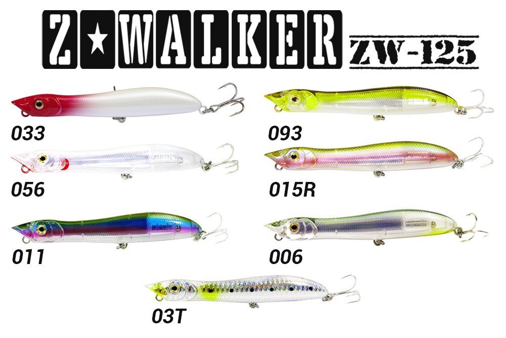 Fujin Z-Walker 125mm 18gr Su Üstü Maket Balık