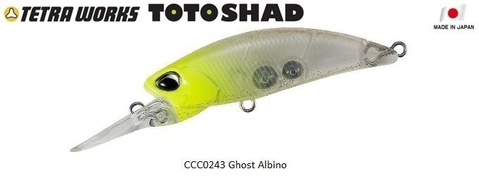 Duo Tetra Works Toto Shad 48S CCC0243 / Ghost Albino