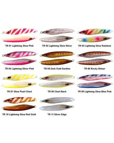 Owner WJB-40 Metal Casting Jig - 40g, 4.1 Inches, Chart Back Half Zebra Color, With Throwing Hook #1/0