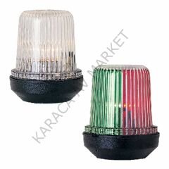 LalizsKLASIK LED 12 TEPE FENERI 12V, BEYAZ (SIYAH GÖVDE)