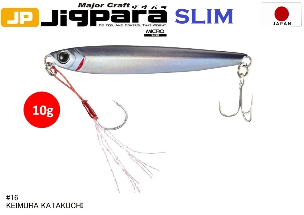 Major Craft Jigrapa Micro Slim JPMSL-10gr #16 Keimura(UV) Katakuchi
