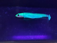 Fiiish black minnow 90 mm 10 gr combo off shore Khaki shiny glow