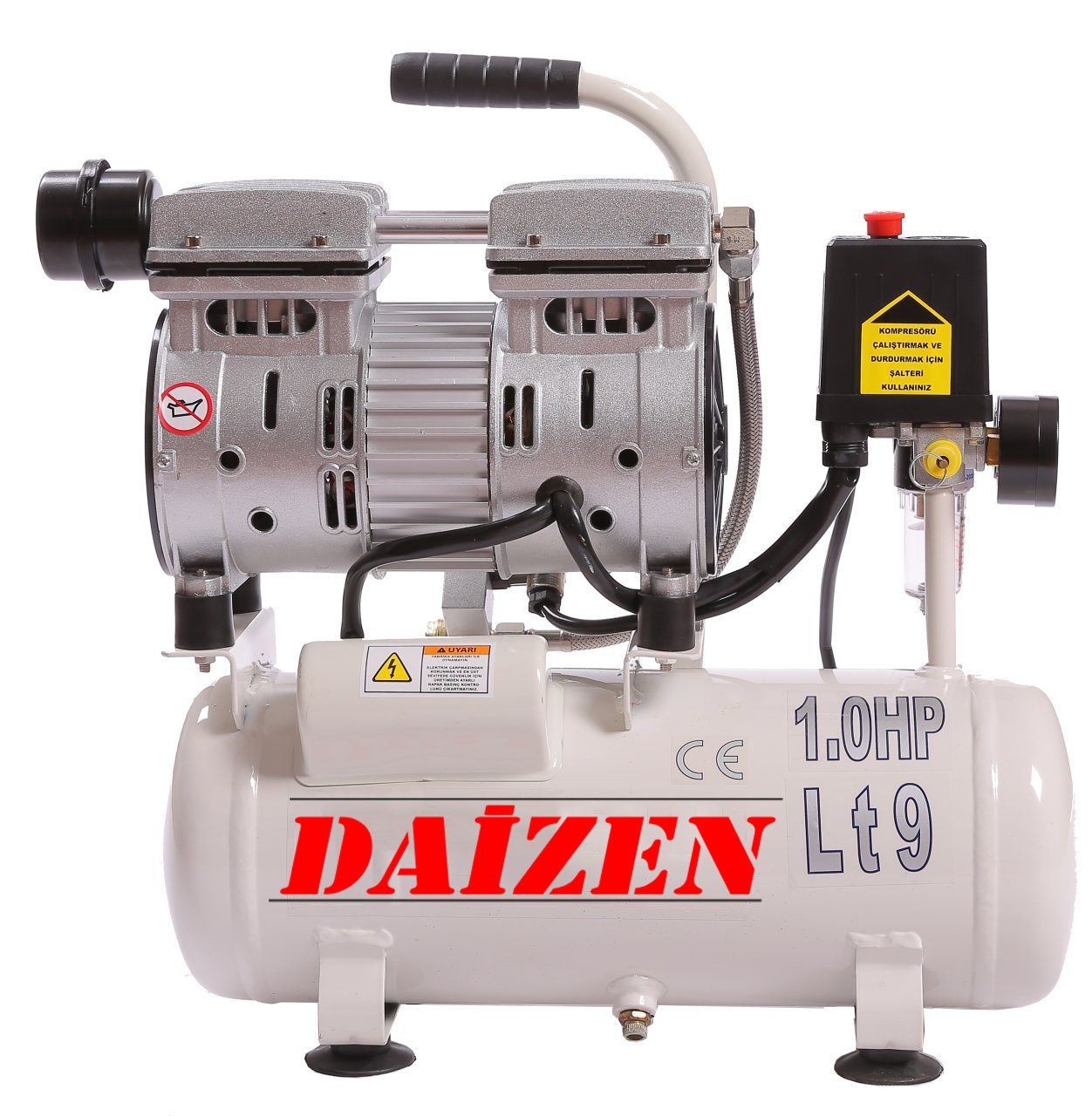 Kammak Daizen 1.0 HP, 9 lt. Sessiz Hava Kompresörü