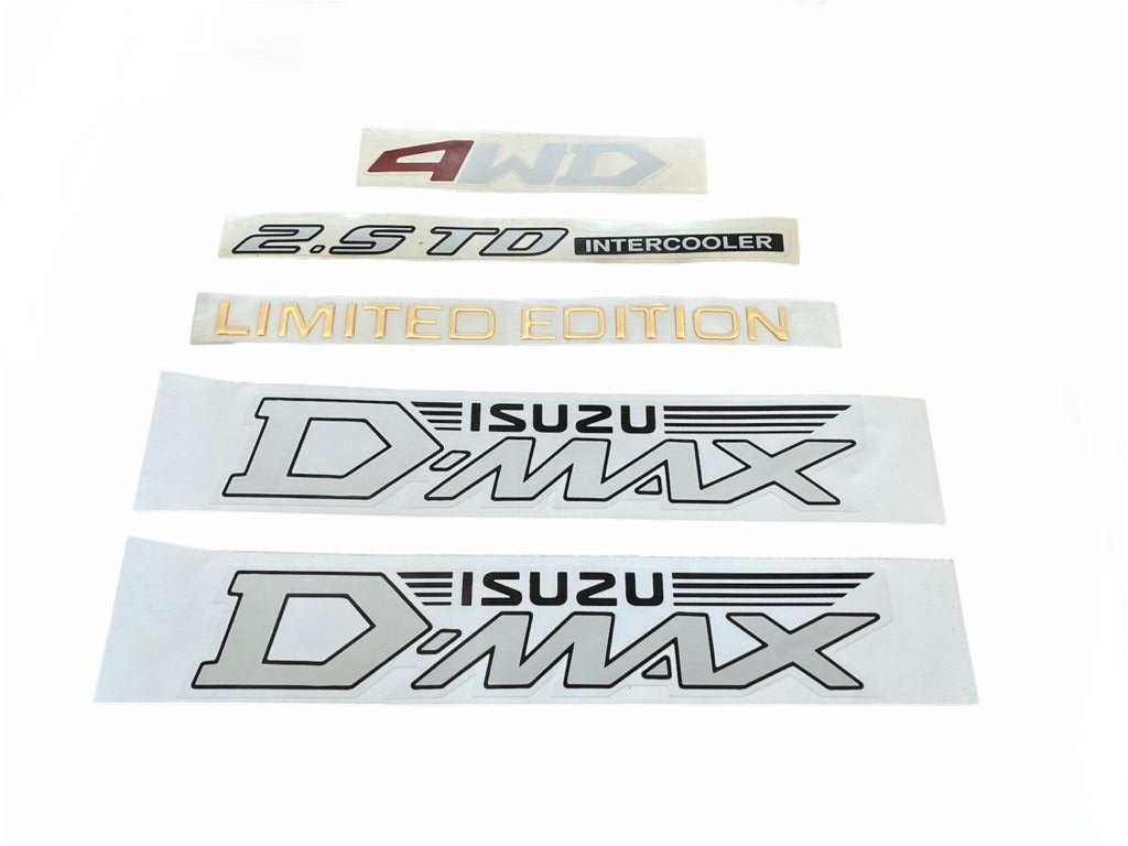 D-max Etiket Seti 2004-2012 (paket 1)