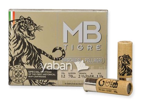 B&P MB TIGRE 38 GR. KAĞIT KOVAN AV FİŞEĞİ - 12 CAL.