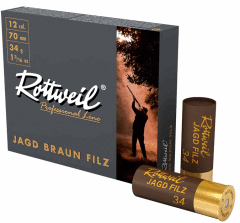 ROTTWEIL JAGD BRAUN FILZ KEÇE TAPA 34 GR. AV FİŞEĞİ - 12 CAL.