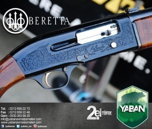 BERETTA A 302 YARI OTOMATİK AV TÜFEĞİ - ÇİFT NAMLU / 2.EL