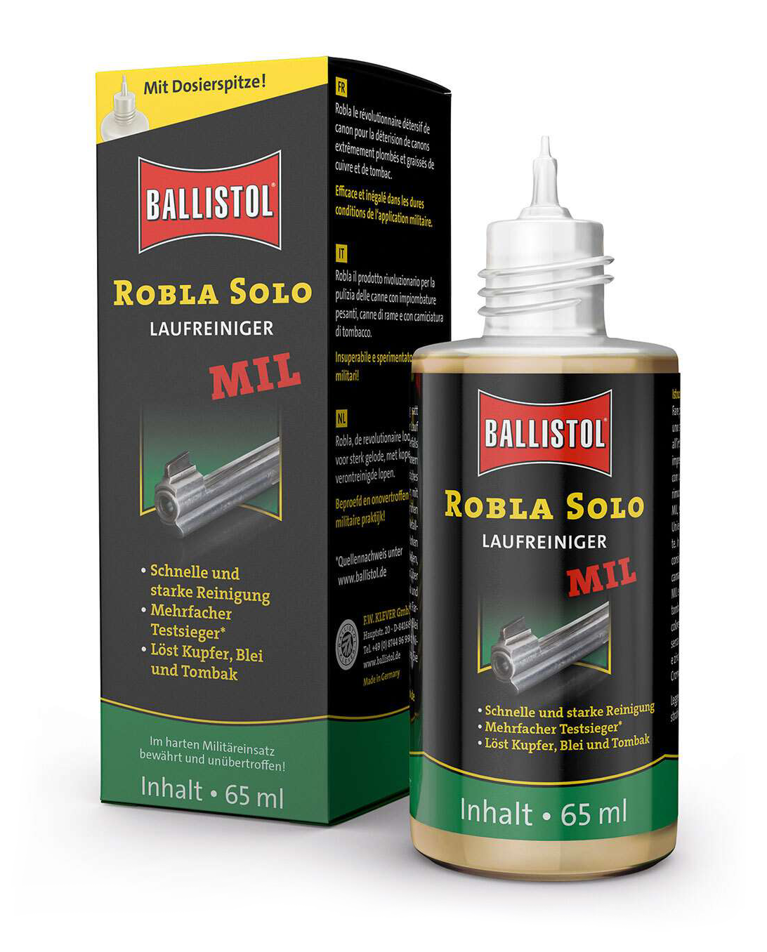 BALLISTOL ROBLA SOLO MIL 65 ML NAMLU TEMİZLEME YAĞI