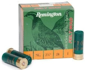 REMINGTON (ITALY) FELT WAD KEÇE TAPA 28 GR. AV FİŞEĞİ - 12 CAL.