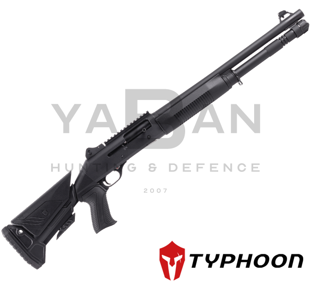 TYPHOON T4 TACTICAL BLACK YARI OTOMATİK AV TÜFEĞİ