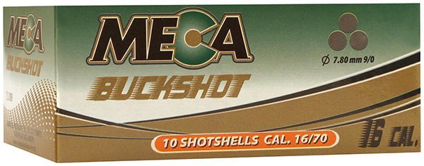 MECA BUCKSHOT 11/0 9 PELLETS - 16 CAL.
