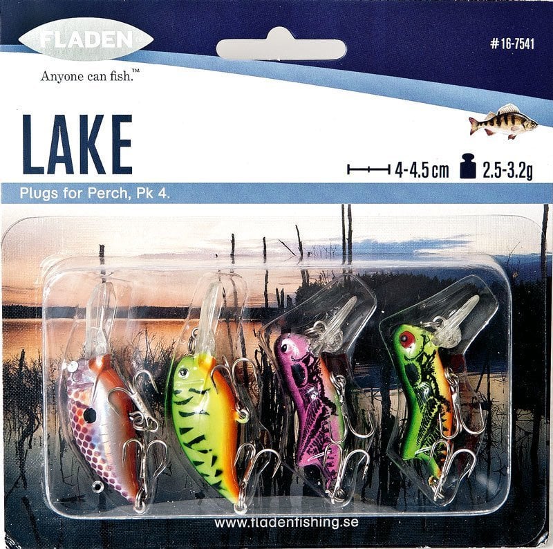 Fladen Perch Mini Maket Balık Seti 4P