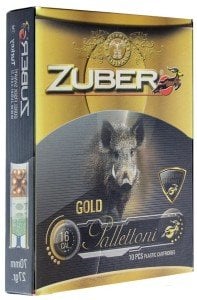 ZUBER GOLD PALLETTONI 11/0 9 PELLETS BUCKSHOT - 20 CAL.