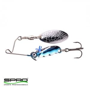 SPRO Larva SpinnerBait 4CM 7G 5'Li - Chrome Blue