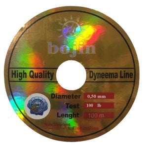 BOJIN Dyneema İp Misina 100 m - 0.50 mm Yeşil 1/10